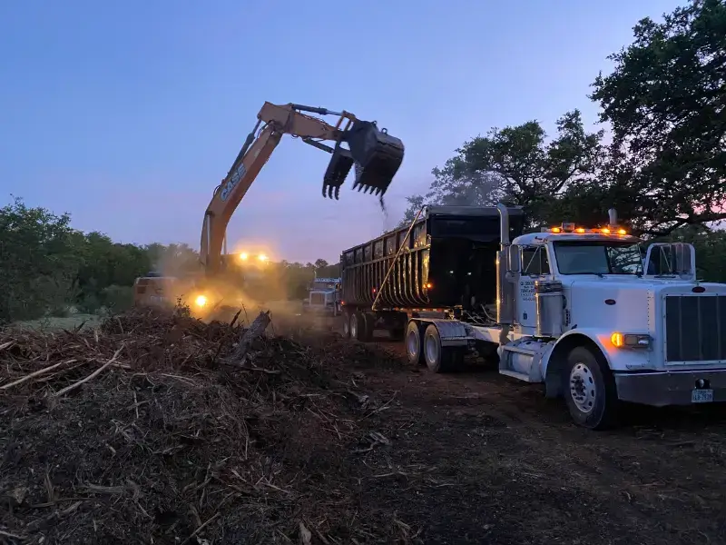 Forestry mulching in Lockhart Texas